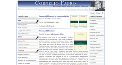 Desktop Screenshot of corneliofabro.org