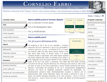 Tablet Screenshot of corneliofabro.org